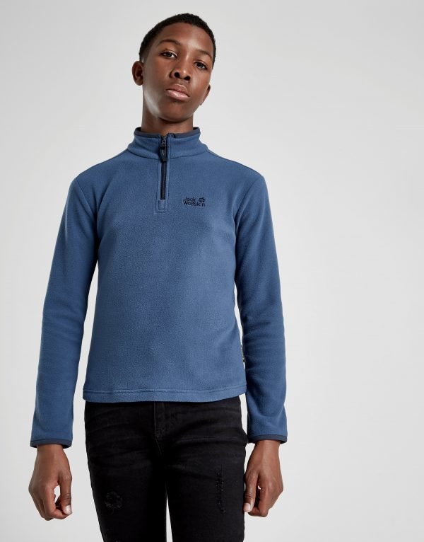 Jack Wolfskin Gecko 1/4 Zip Sweatshirt Sininen