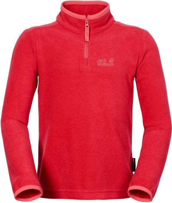 Jack Wolfskin Gecko Nanuk Half Zip K Fleecepusero Punainen