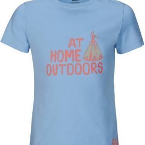 Jack Wolfskin Girls Tipi Tee T-Paita Vaaleansininen