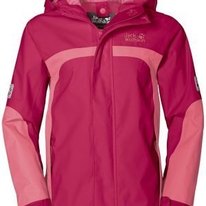 Jack Wolfskin Girls Topaz Texapore Jacket Takki Fuksia