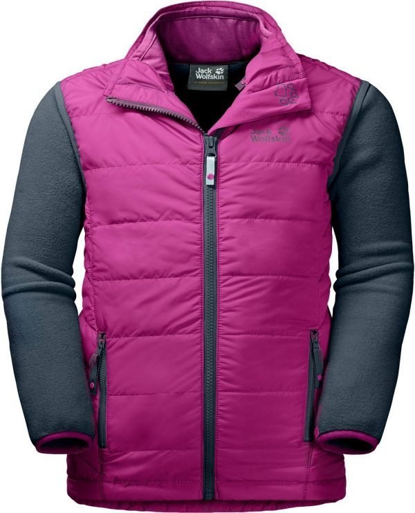 Jack Wolfskin Glen Dale Kids Fleecetakki Fuksia