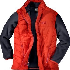 Jack Wolfskin Glen Dale Kids Fleecetakki Punainen / Harmaa