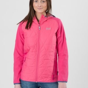 Jack Wolfskin Grassland Hybrid Jacket Takki Vaaleanpunainen