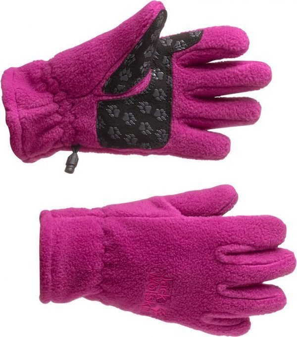 Jack Wolfskin Kids Fleece Glove Fleecesormikkaat Magenta