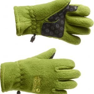 Jack Wolfskin Kids Fleece Glove Fleecesormikkaat Vihreä