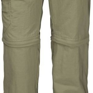 Jack Wolfskin Kids Safari Zip Off Pants Kids Katkolahjehousut Khaki