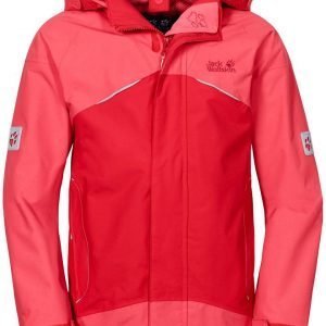 Jack Wolfskin Kids Twister 3 Jacket Kuoritakki Vaaleanpunainen