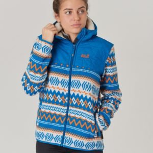 Jack Wolfskin Nordic Hooded Jacket Takki Sininen