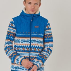 Jack Wolfskin Nordic Hooded Jacket Takki Sininen