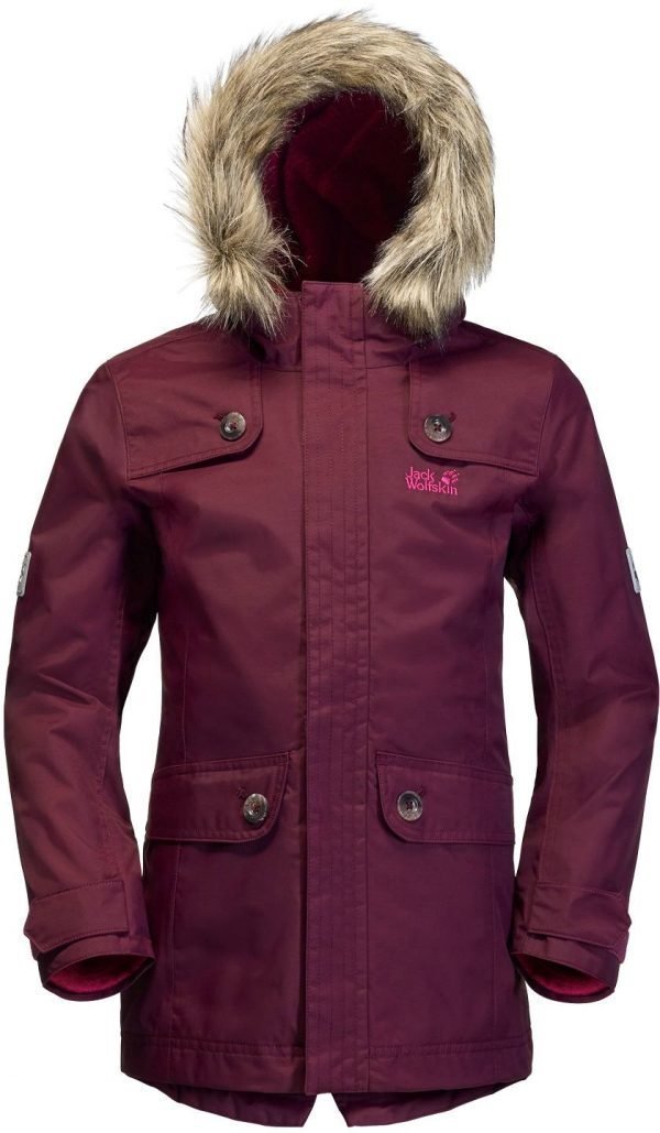 Jack Wolfskin Rhode Island 3 In 1 Jacket Talvitakki Berry