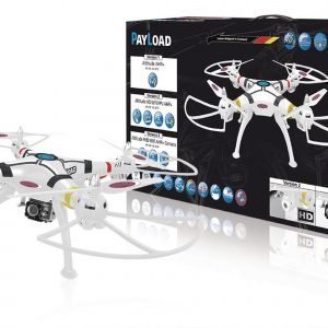 Jamara Kauko-Ohjattava Kopteri R / C Drone Payload Altitude 4+4 Channel Rtf