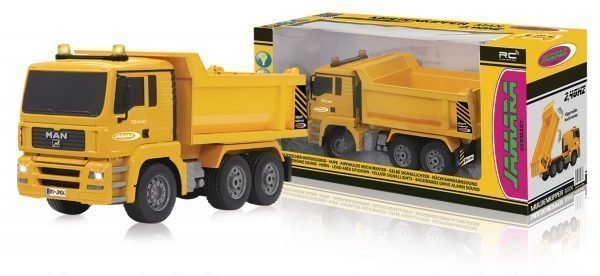 Jamara Kauko-Ohjattava Kuorma Auto R / C Dump Truck Man 3+4 Channel Rtr