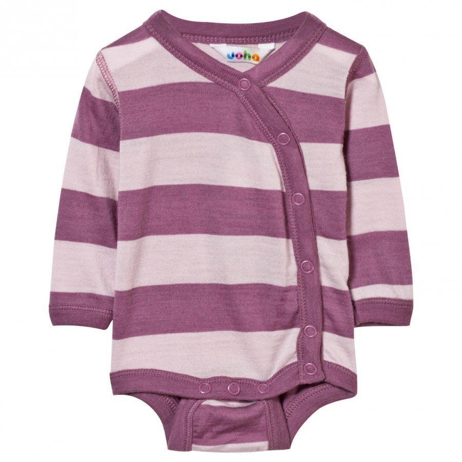 Joha Block Stripe Baby Body Pink Body