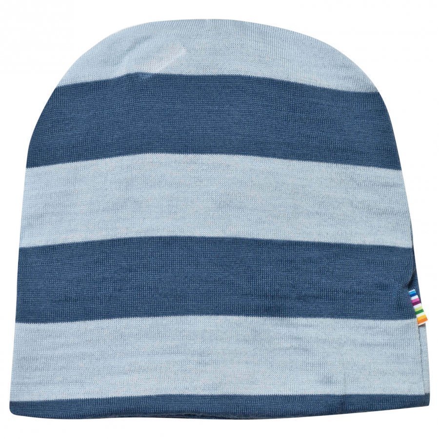 Joha Block Striped Hat Blue Pipo