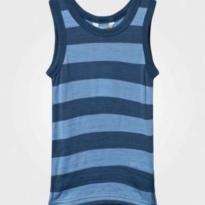 Joha Block Striped Undershirt Blue Alusliivit