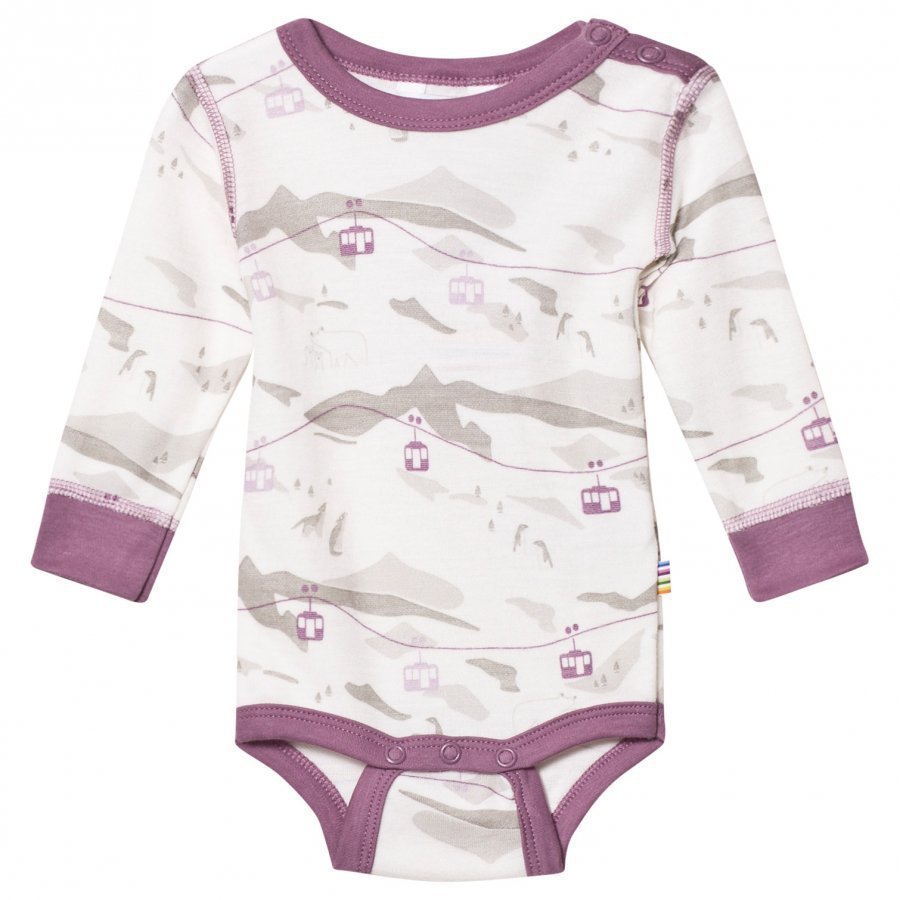 Joha Cable Car Long Sleeve Baby Body Purple Body