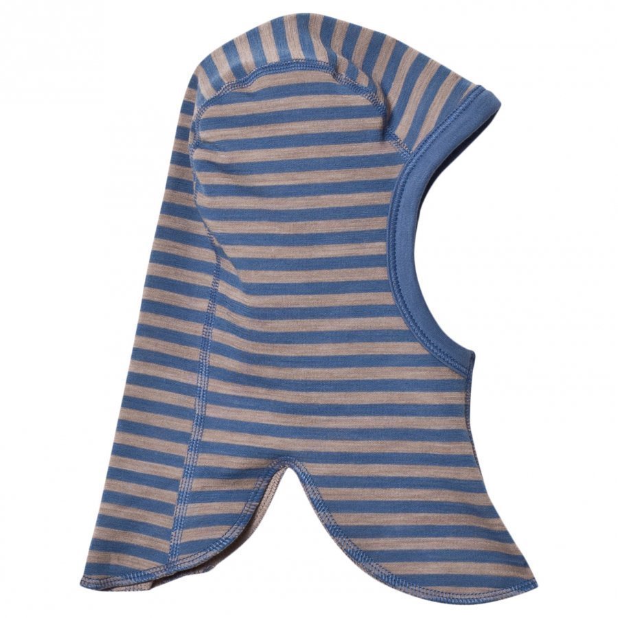 Joha Double Layer Striped Balaclava Blue Kypäräpipo