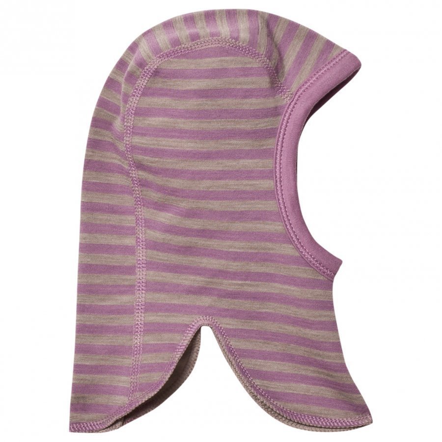 Joha Double Layer Striped Balaclava Purple Kypäräpipo