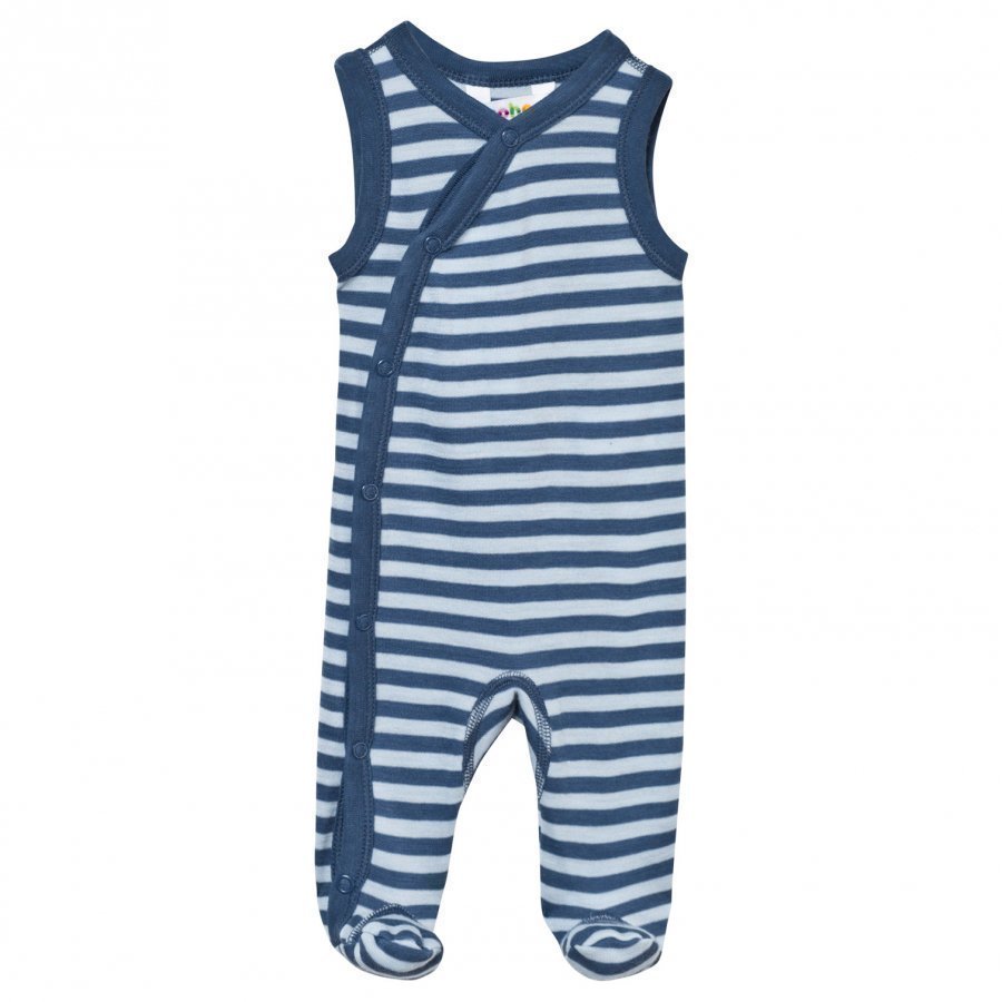 Joha Footed Baby Body Stripe Blue Body