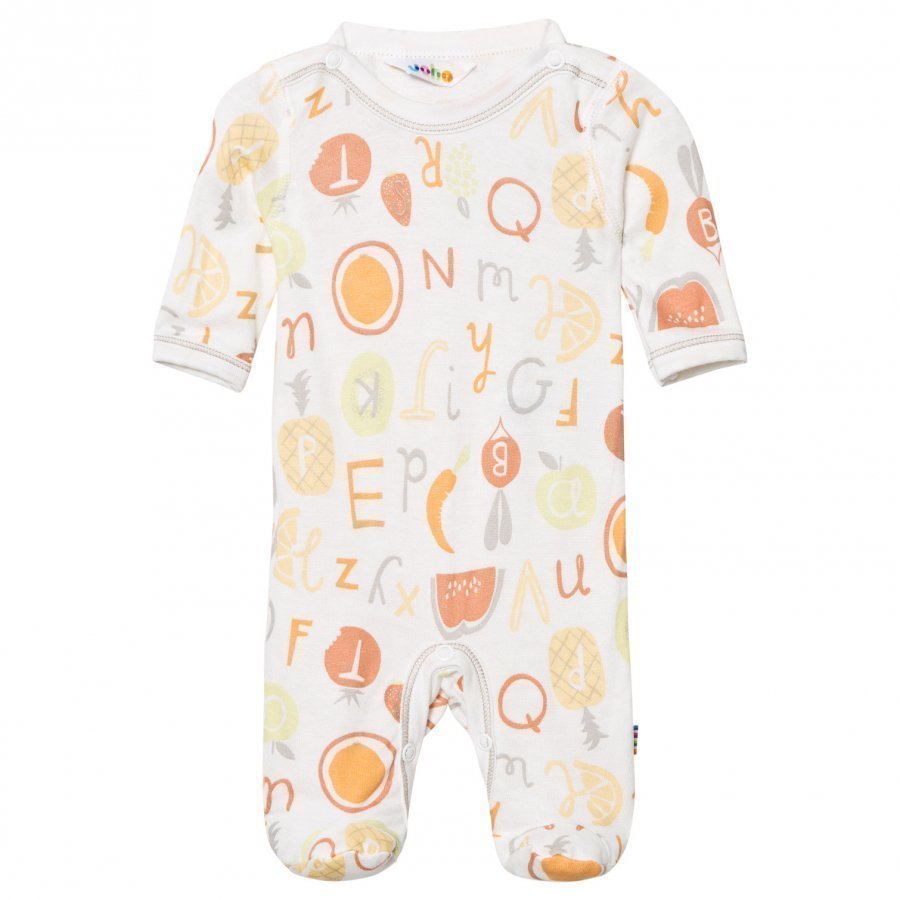 Joha Long Sleeve Footed Baby Body Tutti Frutti Romper Puku