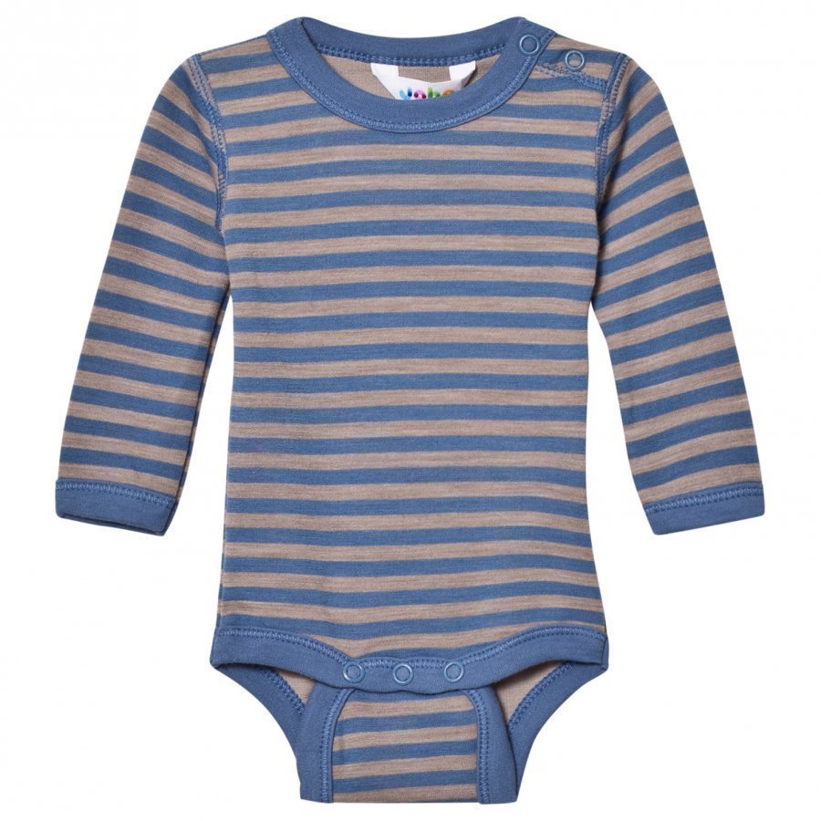 Joha Long Sleeve Striped Baby Body Blue Body