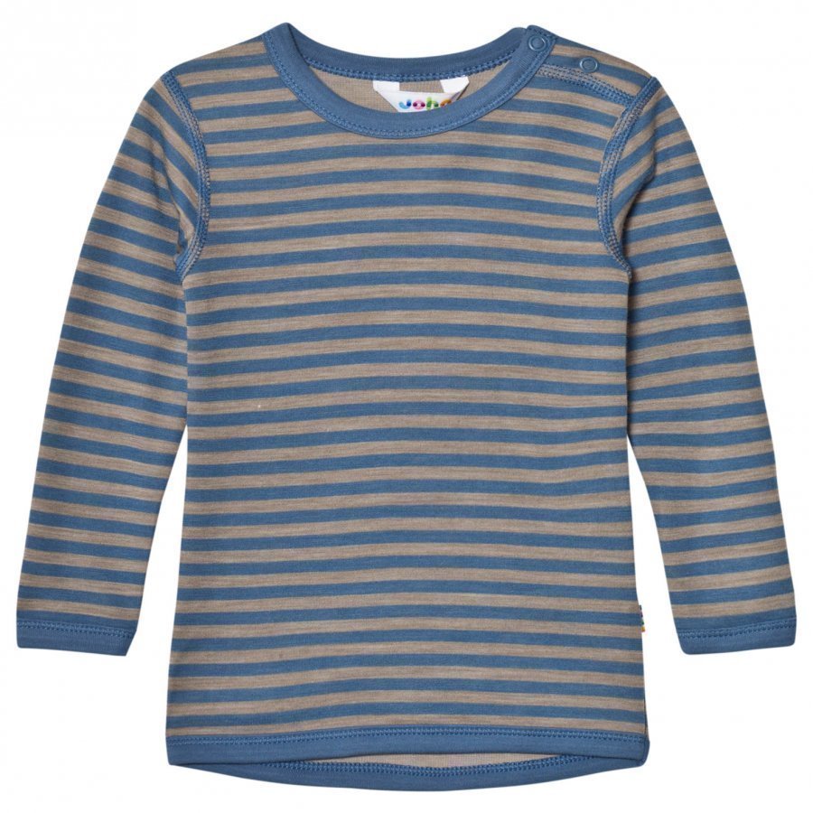 Joha Long Sleeve Striped Top Blue Kerraston Yläosa