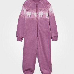 Joha Polar Bear Onesie Pink Body