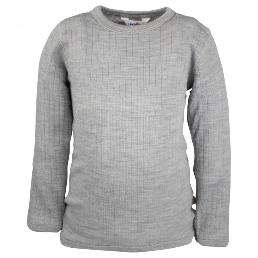 Joha Shirt Ls Basic Grey Pitkähihainen T-Paita