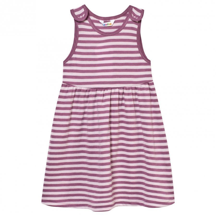 Joha Stripe Pinafore Pink Mekko