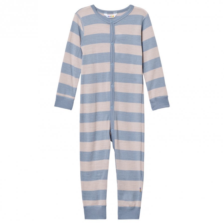 Joha Wide Striped One-Piece Blue Potkupuku