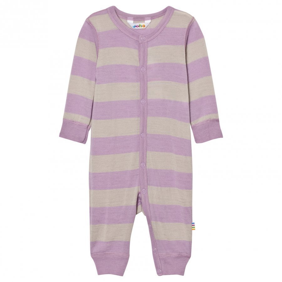 Joha Wide Striped One-Piece Purple Potkupuku