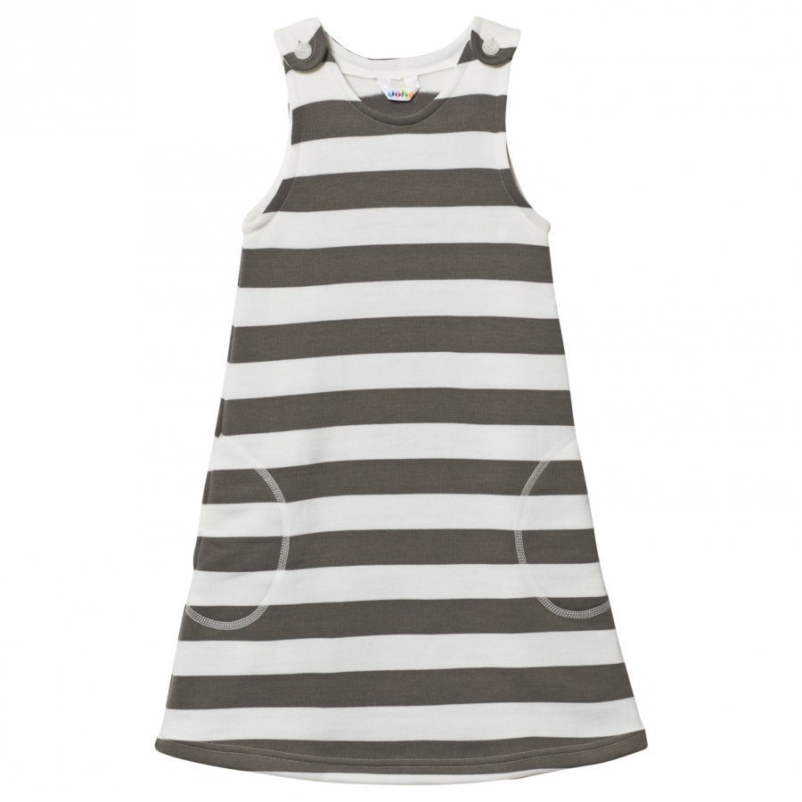 Joha Wool Pinafore Dress Stripes Mekko