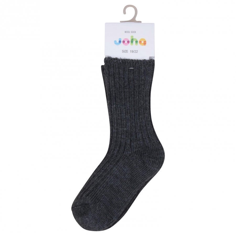 Joha Wool Sock Grey Sukat