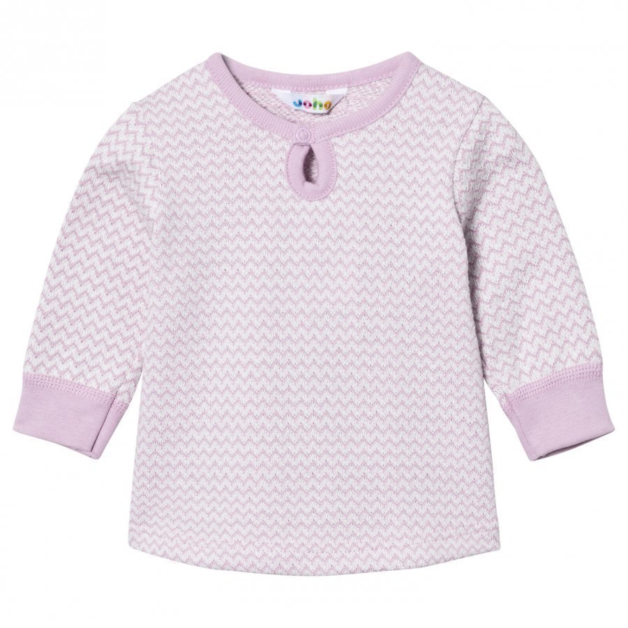 Joha Zig Zag A-Shape Sweater Lilac Pitkähihainen T-Paita