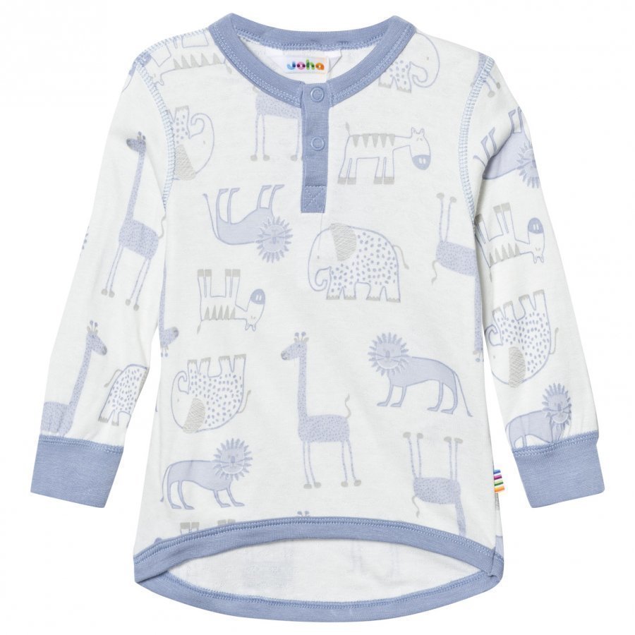 Joha Zoo Long Sleeve Tee Forever Blue Pitkähihainen T-Paita