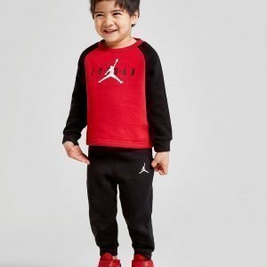 Jordan Colour Block Crew Suit Infant Punainen