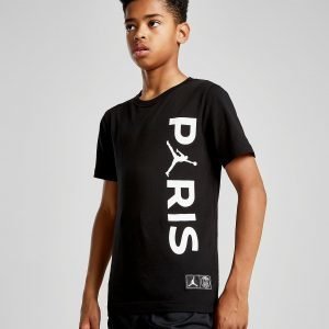 Jordan Paris Saint Germain Wordmark T-Shirt Musta