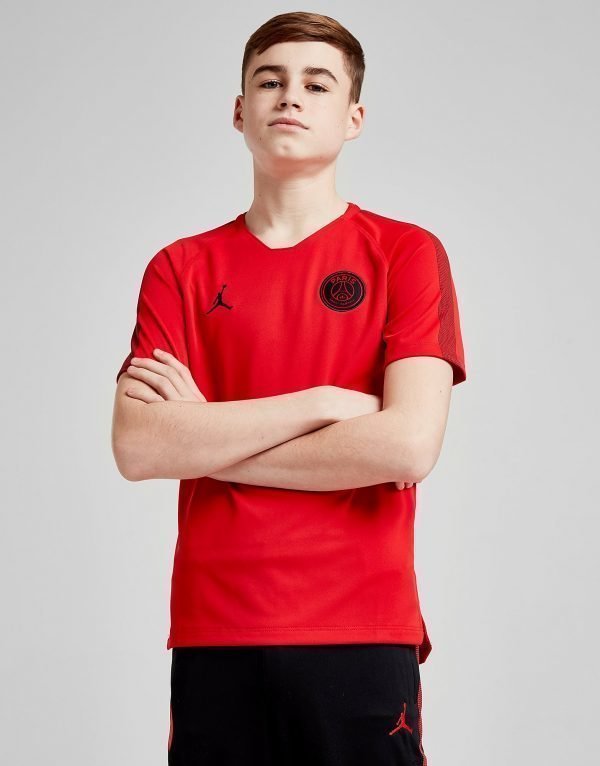 Jordan X Paris Saint Germain Squad T-Paita Punainen