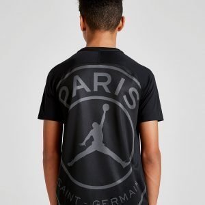 Jordan X Paris Saint Germain T-Shirt Musta