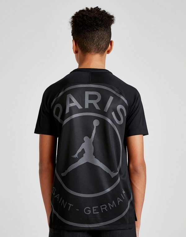 Jordan X Paris Saint Germain T-Shirt Musta