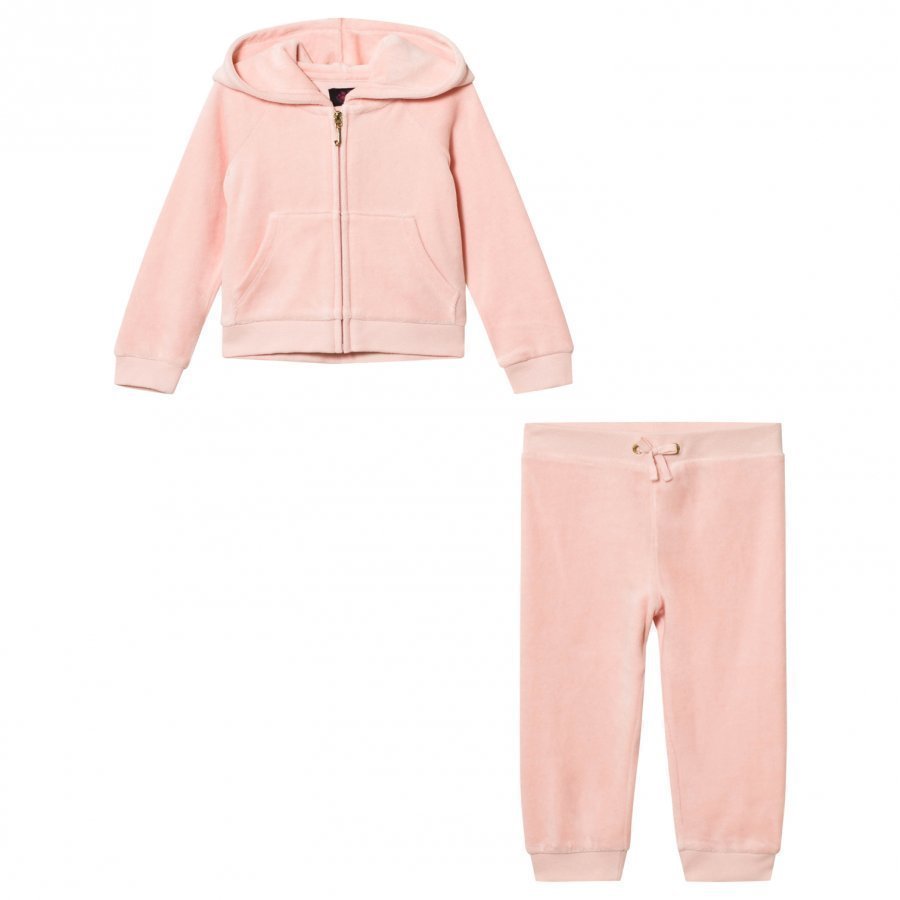 Juicy Couture Pale Pink Scotty Jewelled Tracksuit Verryttelyasu