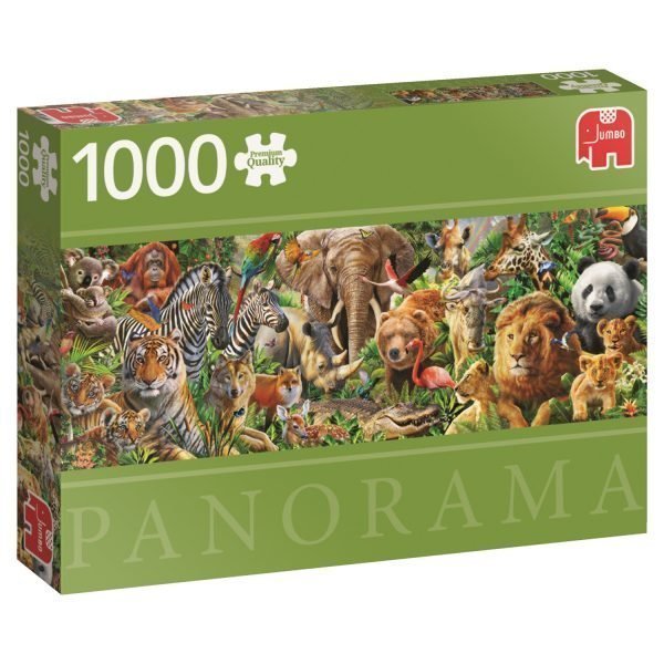 Jumbo African Wildlife 1000 Palaa Panorama