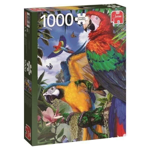 Jumbo Pretty Parrots 1000 Palaa