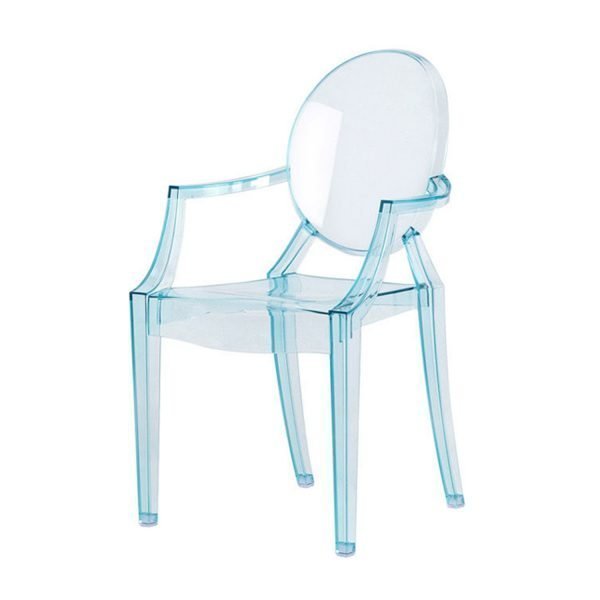 Kartell Lou Lou Ghost Lasten Tuoli Sininen