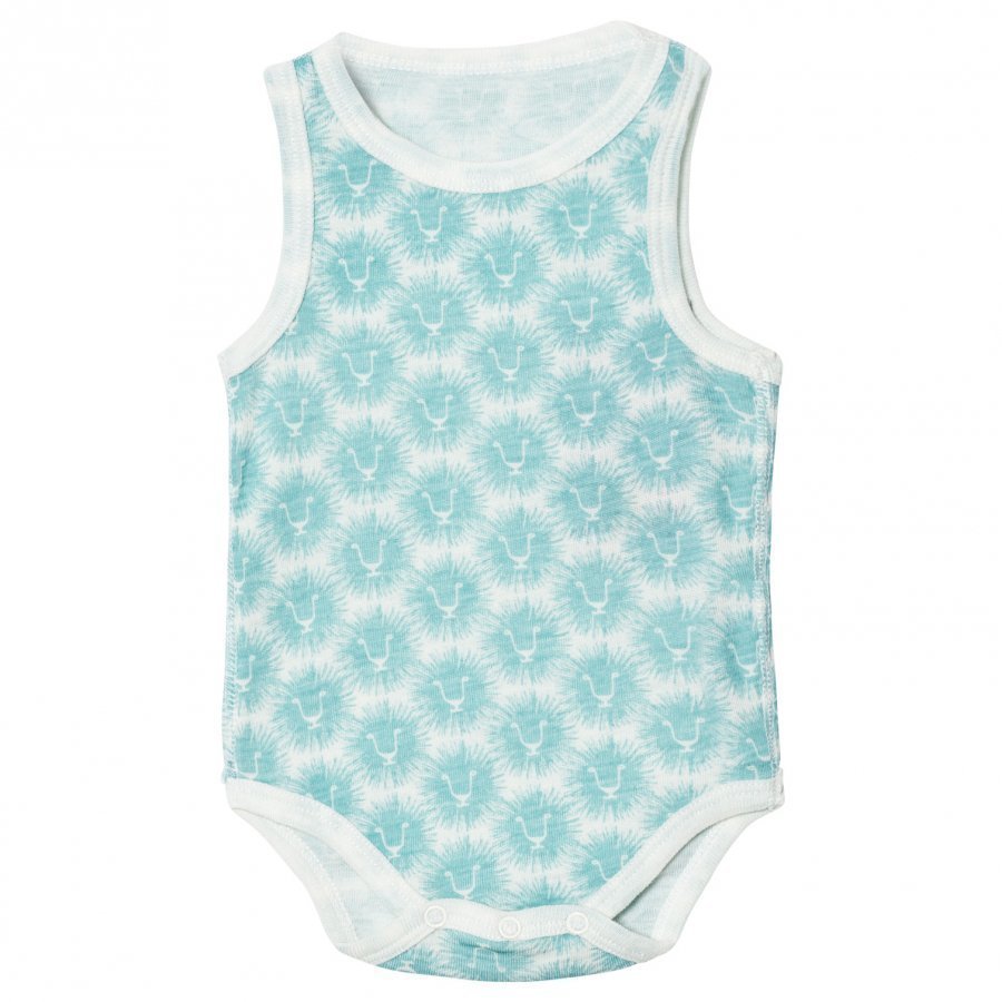 Kattnakken Wool Sleeveless Baby Body Blue Lion Body