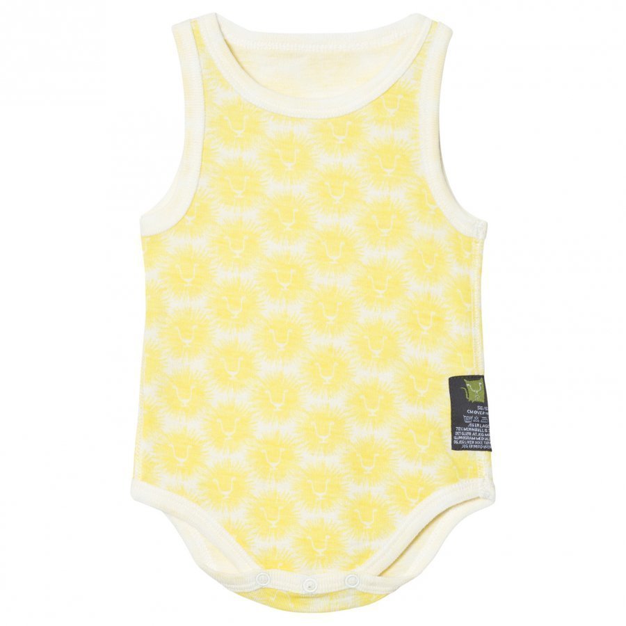 Kattnakken Wool Sleeveless Baby Body Yellow Lion Body