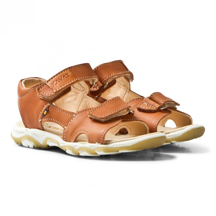 Kavat Nyby Ep Sandals Light Brown Remmisandaalit