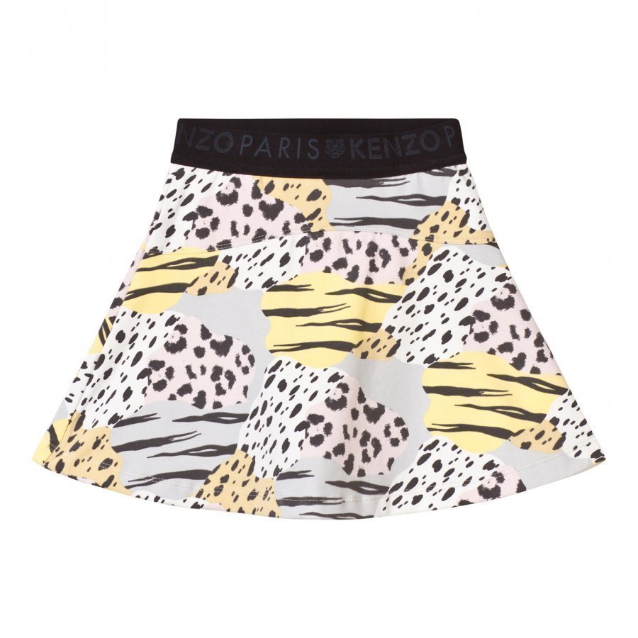 Kenzo Animal Print Skirt Multi Colour Lyhyt Hame