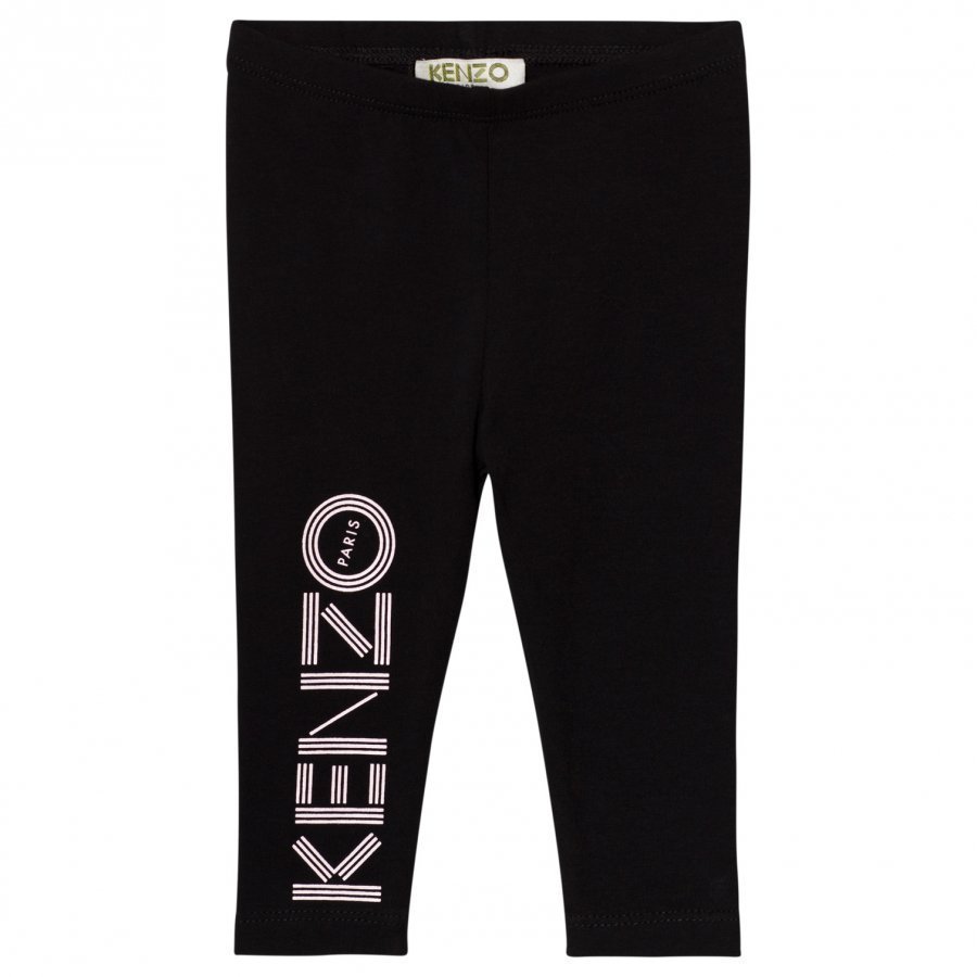 Kenzo Black Branded Leggings Legginsit