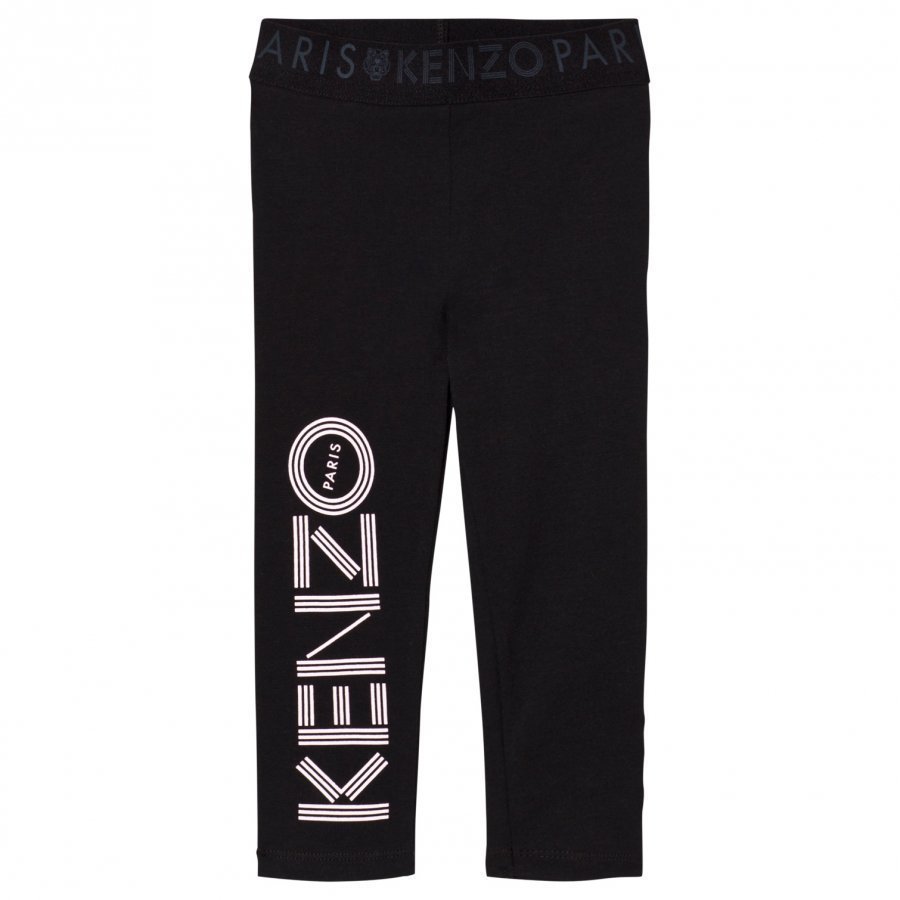 Kenzo Branded Leggings Black Legginsit